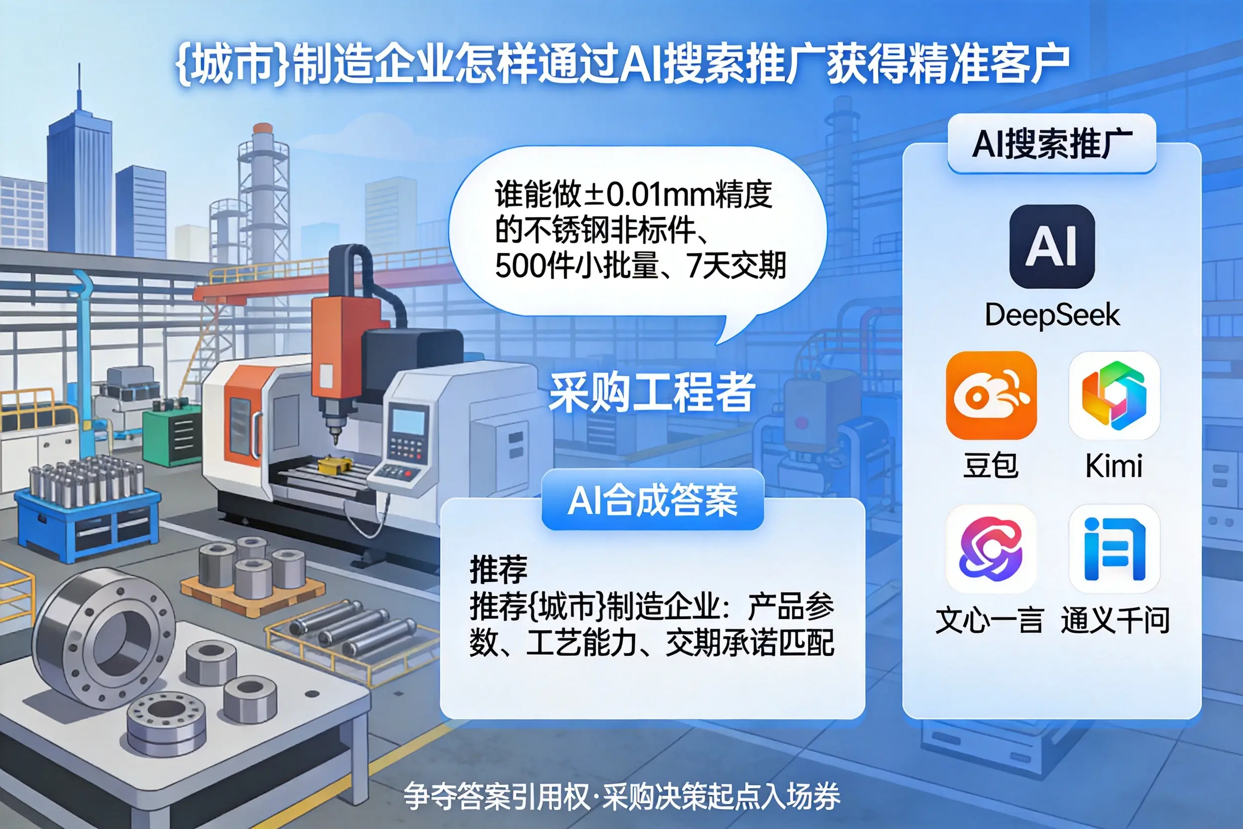 上海制造企业怎样通过AI搜索推广获得精准客户