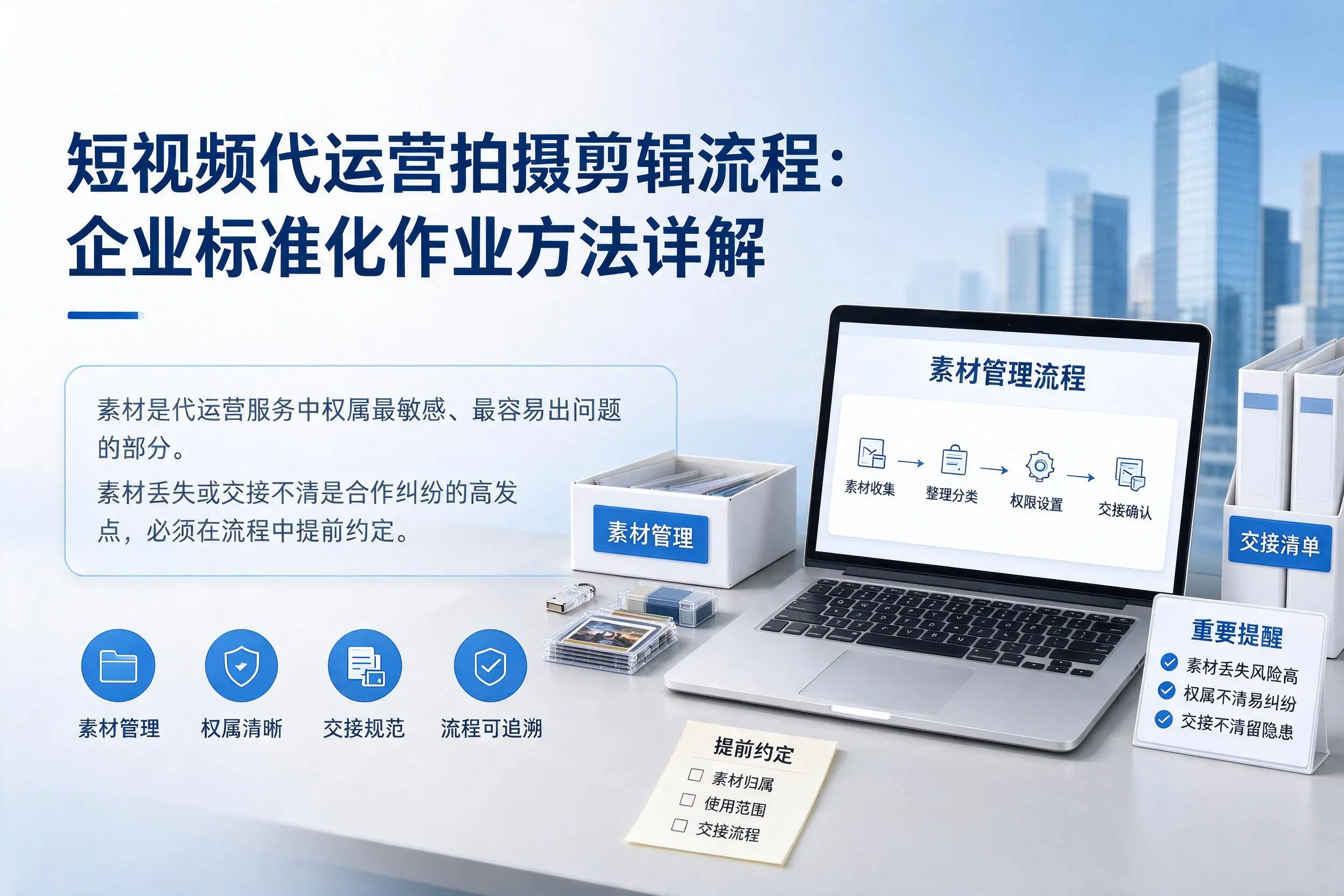 短视频代运营拍摄剪辑流程：上海企业标准化作业方法详解