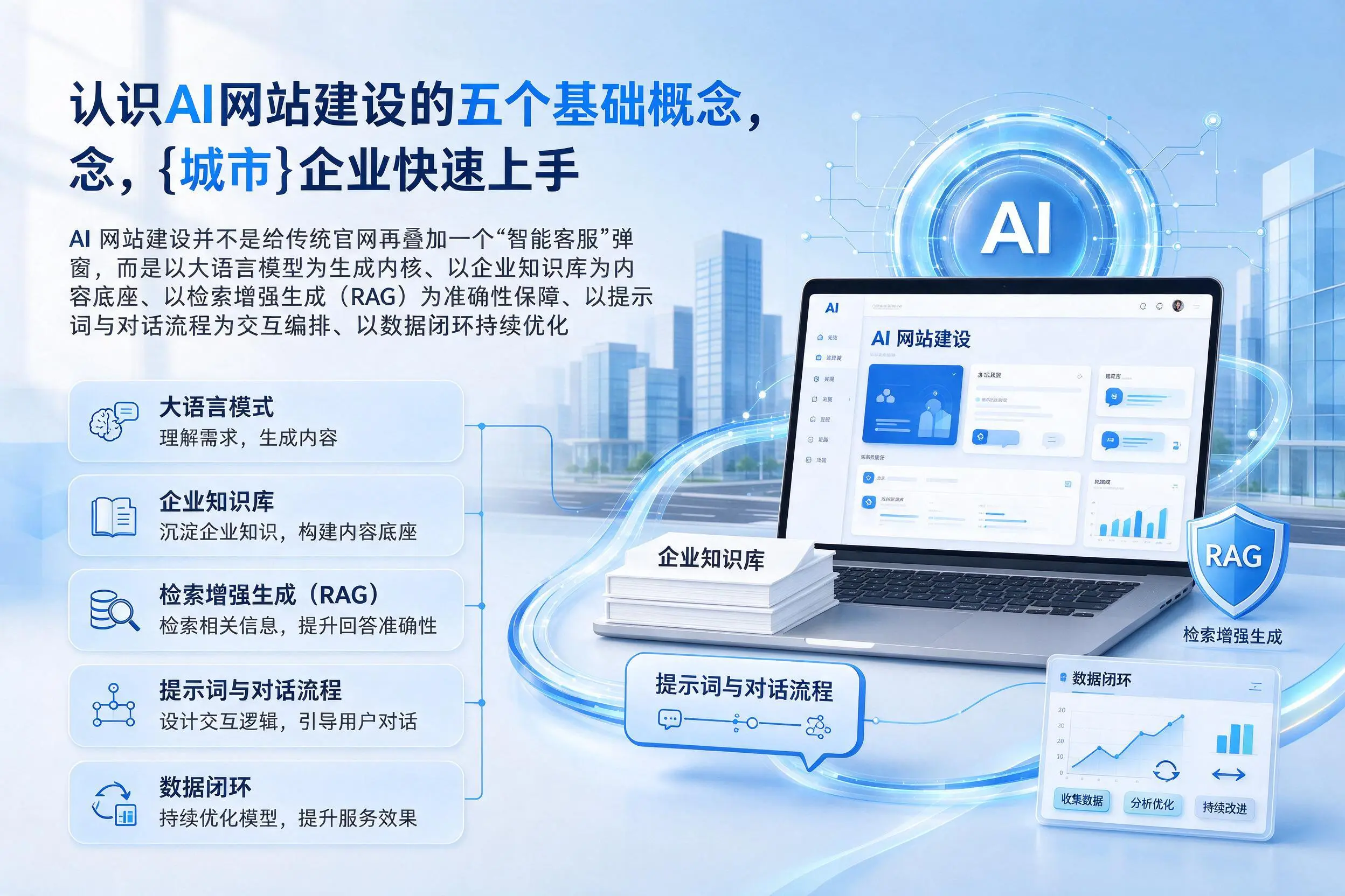 认识AI网站建设的五个基础概念,上海企业快速上手